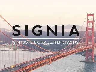 SIGNIA Pro Modern Typeface + WebFont