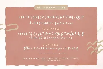 Lindsay Brown Script (+EXTRAS) font