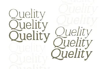 Quelity - Crooked Serif Font