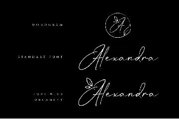 Mrs Alexandra Elegant Signature Font