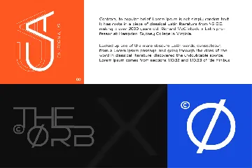 Cexed Modern Display Font