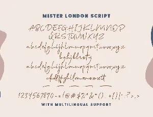 Mister London - Bold Sans & Script font