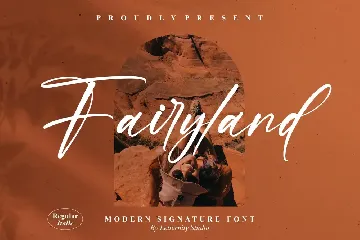 Fairyland Modern Signature Font