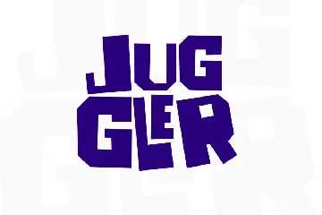 Juggler - Trendy Quirky Font