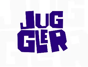 Juggler - Trendy Quirky Font