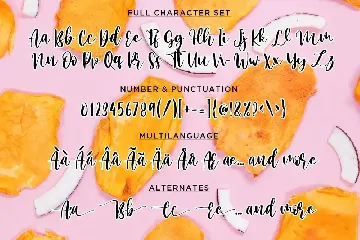 Mango Salsa font