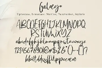 Galeeyo font