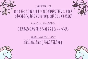 Lovely Unicorn font