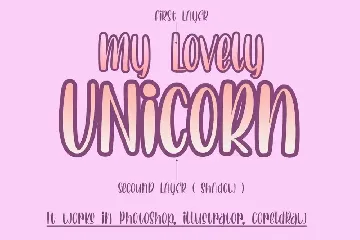 Lovely Unicorn font