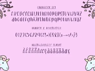 Lovely Unicorn font