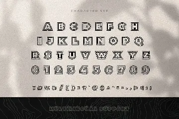 Geo - Multiline Display Font