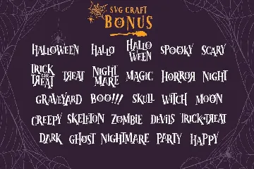 Monster - Halloween Typeface Font