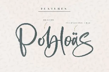 Bluetank Modern Handwritten Font