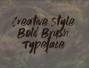 Click Bold Brush Font