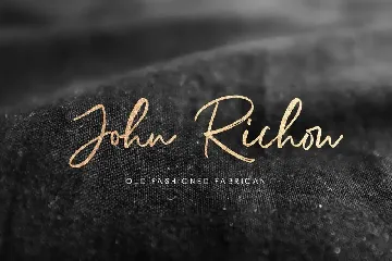 Richardson - Signature Brush font