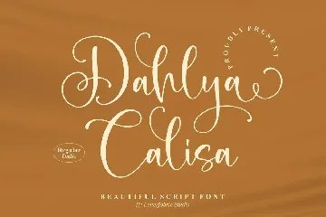 Dahlya Calisa Script Font