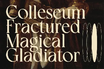 Serif Unique Display Font