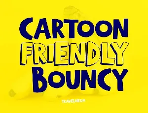 TRAVELNESIA - Fun Cartoony Font