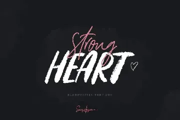 Strong Heart - Font Duo