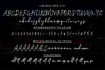 Busset City font