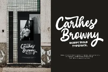 Carlhes Browny Bold script font