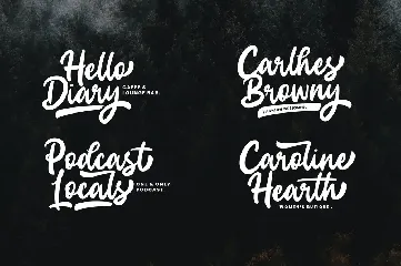 Carlhes Browny Bold script font