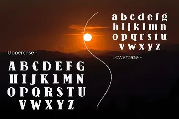 Korelasi - Bold Serif Font