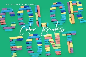 Color Bricks - Color SVG Font