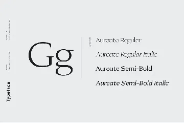 Aureate - A Sophisticated Serif font