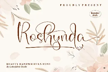 Roshynda Handwritten Font