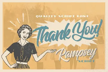 Rampsey Retro Script font