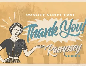 Rampsey Retro Script font