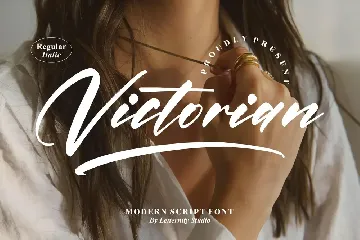 Victorian Modern Script Font