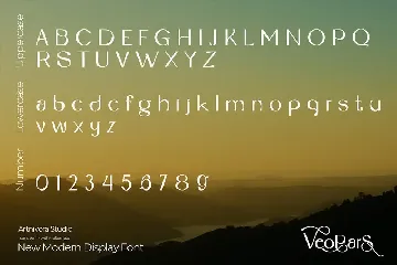 Veopars - Decorative Font