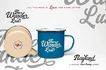 Nayland Retro Script font