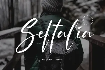 Seftalia Brush Font