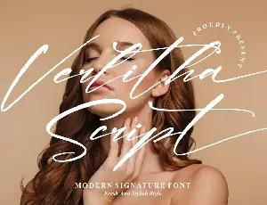 Verlitha Script Modern Signature Font