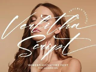 Verlitha Script Modern Signature Font