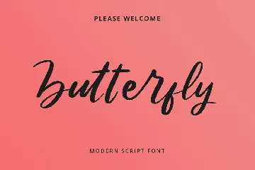 Butterfly Modern Script Font