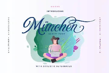 Munchen Decorative Script font