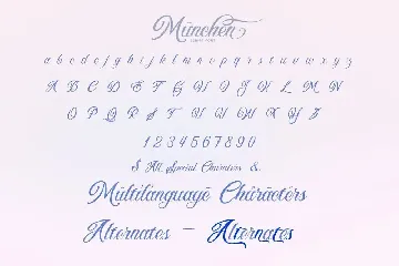 Munchen Decorative Script font