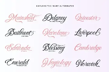 Munchen Decorative Script font