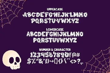 Mummified - Kids horror font