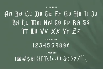 Barbatos Modern Blackletter Font