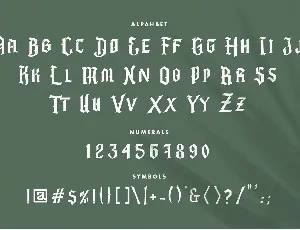 Barbatos Modern Blackletter Font