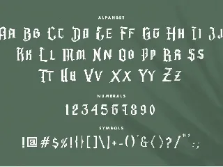 Barbatos Modern Blackletter Font