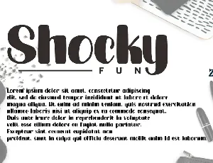 Shocky Fun - Handwritten Font