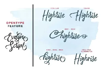 Evelyne Script font