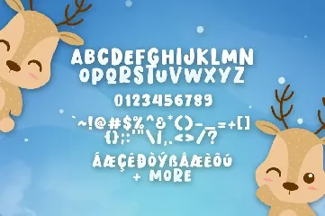 Dasher Deer Font