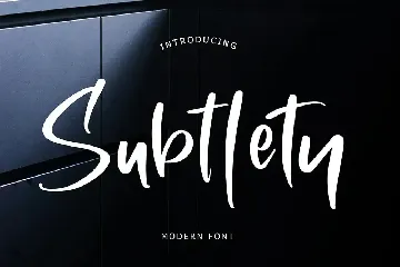 Subtlety Modern Font